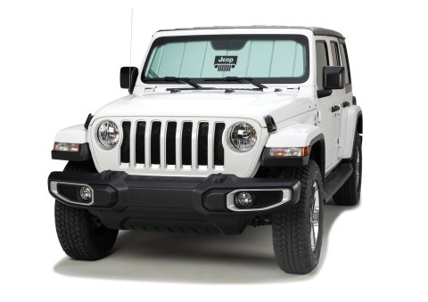 Covercraft 11-18 Jeep Wrangler (JK) UVS100 Custom Sunscreen with Jeep Grill logo
