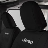 Covercraft 18-23 Wrangler JL 2dr Bucket Endura Jeep Logo SeatSaver Custom Front Row Seat Covers thumbnail 1