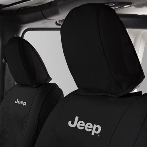 Covercraft 18-24 Wrangler JL 4dr Bucket Endura Jeep Logo SeatSaver Custom Front Row Seat Covers
