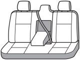 Covercraft 2024 Toyota Corolla 2nd Row 60/40 Endura Waterproof SeatSaver Custom Second Row Seat thumbnail 1
