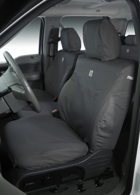 Covercraft 22-23 Ford Bronco Carhartt SeatSaver Custom Second Row Seat Covers - Gravel