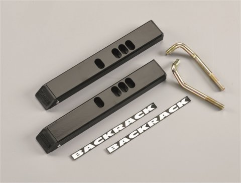 BackRack 2008+ Toyota Tundra Tonneau Cover Adaptors Low Profile 1in Riser thumbnail 2