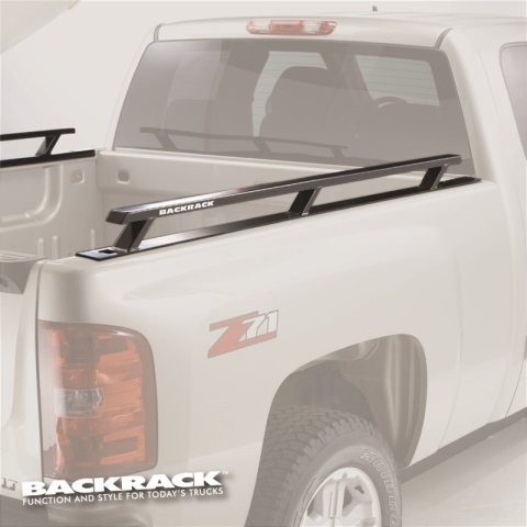 BACKRACK Truck Bed Side Rails 65509 Chevy GMC, Rails, 6.5 ft. Bed, Black, Pair thumbnail 1