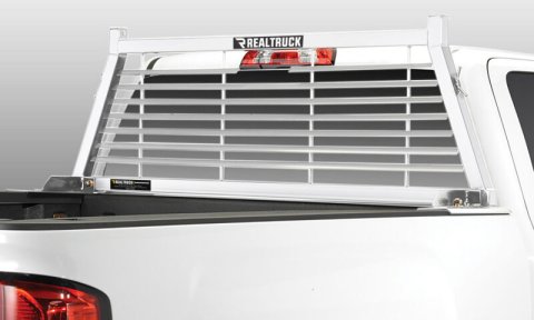 BackRack 17-20 Ford F-250/350/450 SD Louvered Rack Frame ONLY (Req. HW) - White thumbnail 1