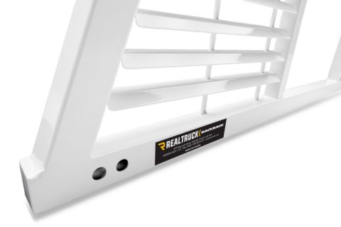 BackRack 17-20 Ford F-250/350/450 SD Louvered Rack Frame ONLY (Req. HW) - White thumbnail 3