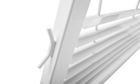 BackRack 17-20 Ford F-250/350/450 SD Louvered Rack Frame ONLY (Req. HW) - White thumbnail 6