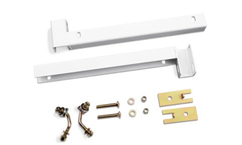 BackRack 20-23 Chevrolet/GMC Silverado/Sierra 2500/3500HD Low Profile Drill Hardware Kit - White thumbnail 1