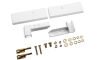 BackRack 20-23 Chevrolet/GMC Silverado/Sierra 2500/3500HD No Drill Standard Hardware Kit - White thumbnail 2