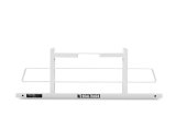 BackRack 85-05 Chev S10 & GMC S15 / 05-23 Toyota Tacoma Original Rack Frame ONLY (Req. HW) - White thumbnail 4