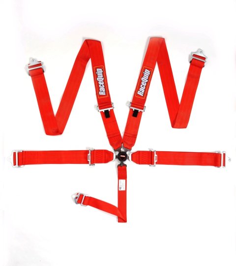 RaceQuip Red SFI CAMLOCK 5pt PD Lap Seat Belt thumbnail 1