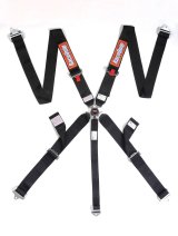 RaceQuip Black SFI CAMLOCK 5pt PU Lap Seat Belt thumbnail 1