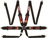 RaceQuip Black FIA CAMLOCK 6pt Pull Up Lap FHR thumbnail 1