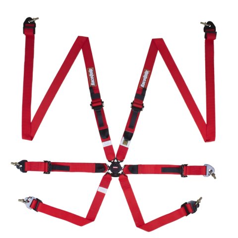 RaceQuip Red FIA CAMLOCK 6pt 2in Pull Up Lap FHR thumbnail 1