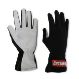 RaceQuip Black Basic Race Glove - Medium thumbnail 6