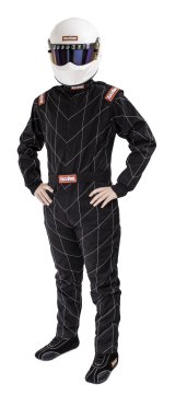 RaceQuip Black Chevron-1 Suit - SFI-1 Small thumbnail 1