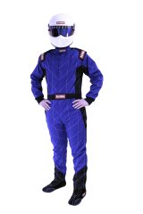 RaceQuip Blue Chevron-1 Suit - SFI-1 2XL thumbnail 1