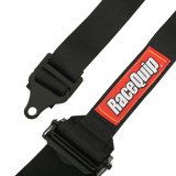 RaceQuip L & L 5pt Ratchet HNR Harness Black thumbnail 4