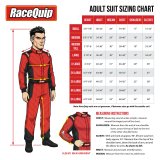 RaceQuip Black SFI-1 1-L Suit - XL thumbnail 5