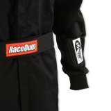 RaceQuip Black SFI-1 1-L Suit - XL thumbnail 9