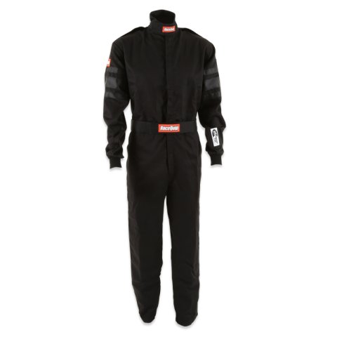 RaceQuip Black SFI-1 1-L Suit - 2XL thumbnail 2