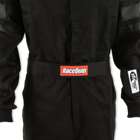 RaceQuip Black SFI-1 1-L Suit - 2XL thumbnail 8