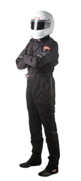 RaceQuip Black SFI-1 1-L Suit - 3XL thumbnail 2