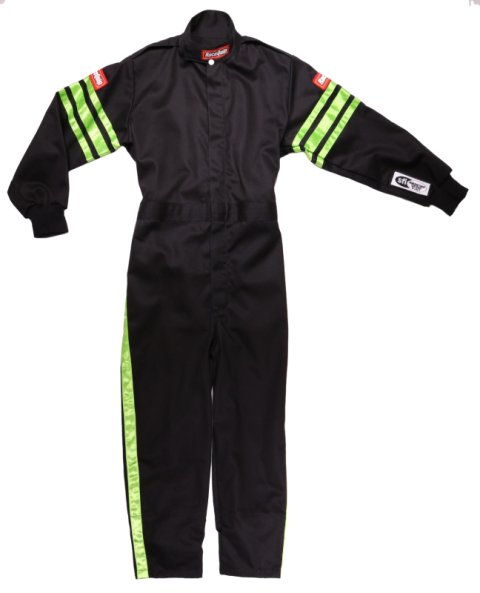 RaceQuip Green Trim SFI-1 JR. Suit - KMedium thumbnail 6