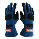 RaceQuip Blue 2-Layer SFI-5 Glove - XL thumbnail 2