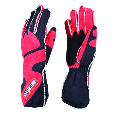 RaceQuip SFI-5 Red/Black 2XL Outseam w/ Closure Glove