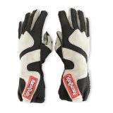 RaceQuip SFI-5 Gray/Black XL Outseam w/ Closure Glove thumbnail 2