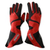 RaceQuip SFI-5 Red/Black Medium Long Angle Cut Glove thumbnail 2
