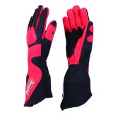RaceQuip SFI-5 Red/Black Large Long Angle Cut Glove thumbnail 1
