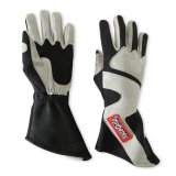 RaceQuip SFI-5 Gray/Black Medium Long Angle Cut Glove thumbnail 5