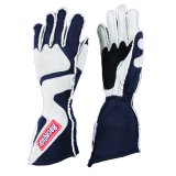 RaceQuip SFI-5 Gray/Black Medium Outseam Angle Cut Glove thumbnail 1