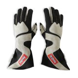 RaceQuip SFI-5 Gray/Black XL Outseam Angle Cut Glove thumbnail 2