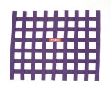 RaceQuip Purple Ribbon Window Net thumbnail 1