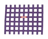 RaceQuip Purple Ribbon Window Net thumbnail 2