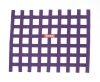 RaceQuip Purple Ribbon Window Net thumbnail 4