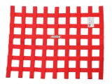 RaceQuip Red 18in H x 24W SFI Ribbon Window Net thumbnail 2