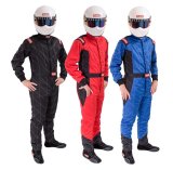 RaceQuip Black Chevron-5 Suit SFI-5 - XLG thumbnail 3