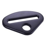 RaceQuip Delta Short Bolt On End Seat Belt Mounting Hardware / 2 or 3 In. Belts / Forged Steel- Blk thumbnail 2
