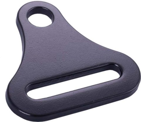 RaceQuip Long Reach Bolt On End Seat Belt Mounting Hardware / 2 or 3 In. Belts / Forged Steel- Blk thumbnail 2