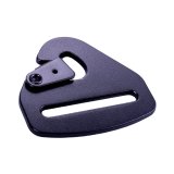 RaceQuip Snap Hook End Seat Belt Mounting Hardware / Fits 2 In. Belts / Forged Steel - Black thumbnail 1