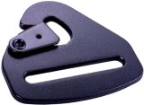RaceQuip Snap Hook End Seat Belt Mounting Hardware / Fits 2 In. Belts / Forged Steel - Black thumbnail 2