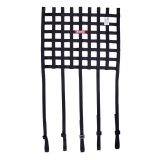 RaceQuip Ribbon Style Race Car Window Net w/1In Mounting Straps / SFI 27.1 Certified Blk 18 H X 18 W thumbnail 1