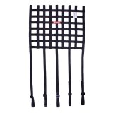 RaceQuip Ribbon Style Race Car Window Net w/1In Mounting Straps / SFI 27.1 Certified Blk 18 H X 24 W thumbnail 1