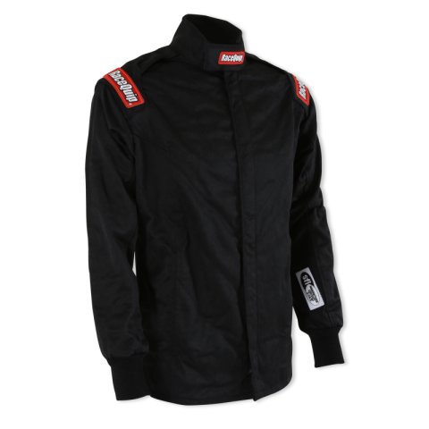 RaceQuip Black Chevron-5 Jacket SFI-5 - Medium thumbnail 4