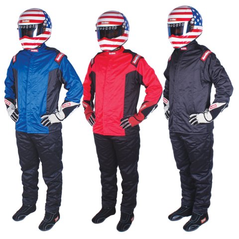 RaceQuip Black Chevron-5 Jacket SFI-5 - Medium thumbnail 8