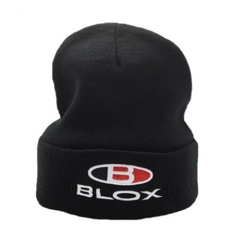 BLOX Racing Classic Beanie - Black w/ Stacked Logo