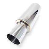 BLOX Racing 63.5mm N1 304 SS Universal Exhaust Muffler w/ Straight Tip thumbnail 5